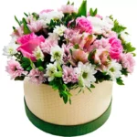 Цветы в коробке Лимонад