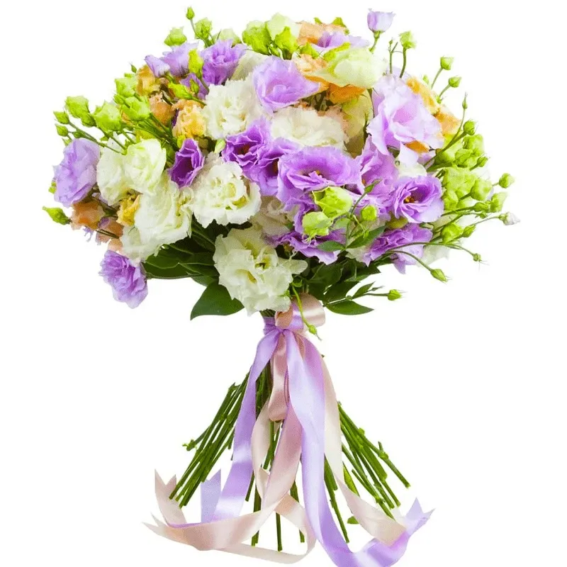 Эустомы нежный микс