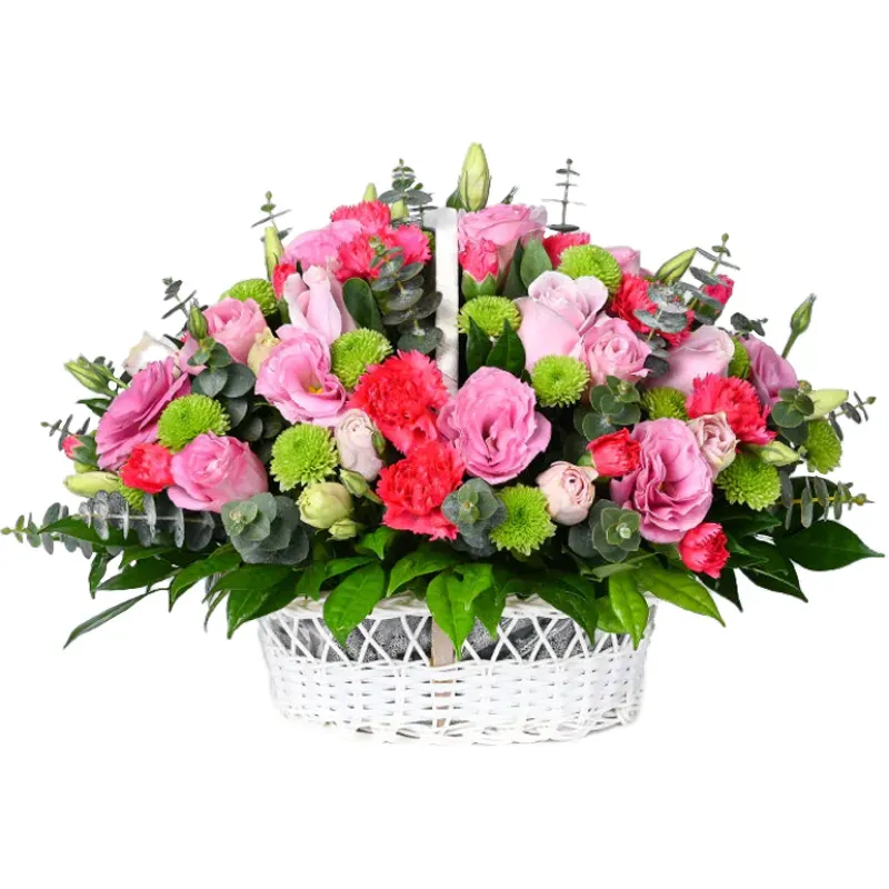 Корзина с цветами Счастливая звезда