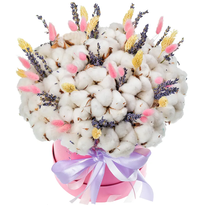 Шляпная коробка из хлопка